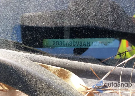 2010 Dodge Charger Sxt from USA, damaged, VIN 2B3CA3CV3AH127942